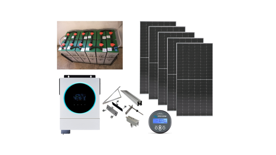 Αυτόνομο φωτοβολταϊκό πακέτο για εξοχική κατοικία Premium Solar