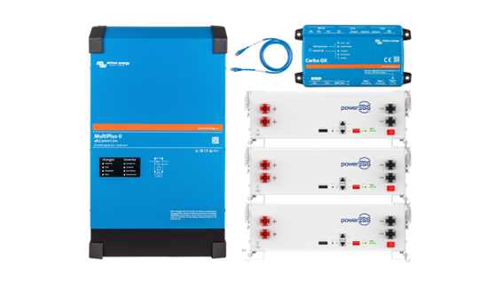 Έτοιμα πακέτα με ινβέρτερ/φορτιστή + μπαταρίες λιθίου. Για back-up και αυτονομία
